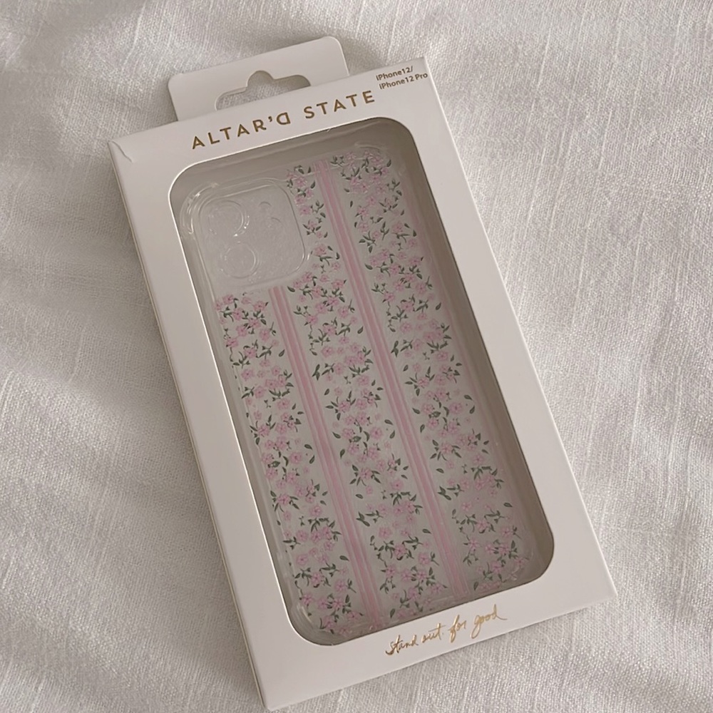 Altar’d State Phone Case Floral Pink iphone 12/iphone12 pro